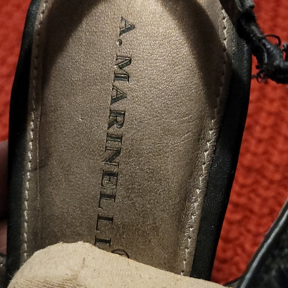 A. MARINELLI CALF HAIR HEELS LEATHER LINING SZ 12M - Picture 7 of 7